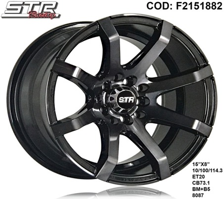 AROS # 15X8 10X100-114 ET20 BM 8087